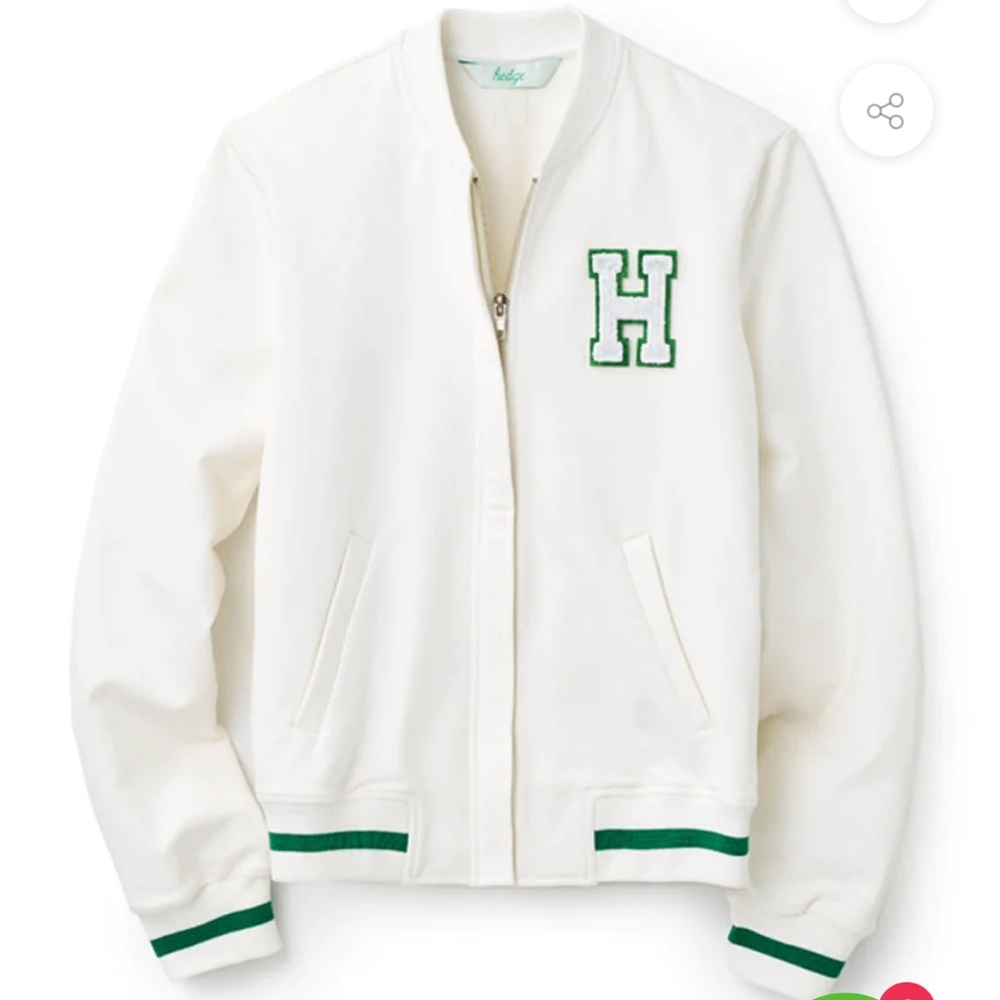 Hedge NY VALE VARSITY JACKET WITH H. Never worn. New with tags.